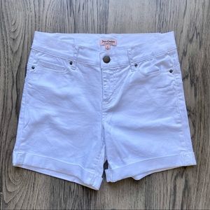 Juicy Couture, White Jean Shorts, Size 4